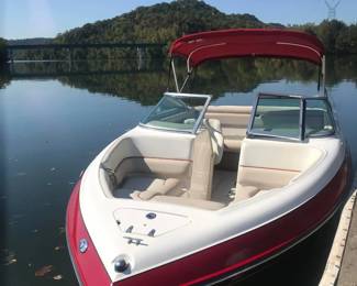 2006 Bryant 190BR it has a 4.3 V6 Mercruiser with  a Bravo 1 out drive new 4 blade stainless steel prop new wheels and tires everything works as it should around 400 hours. It also has a full cover for the boat. 