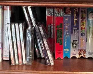 Assorted VHS Tapes Collection