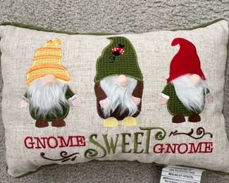 Gnome Sweet Gnome Decorative Pillow
