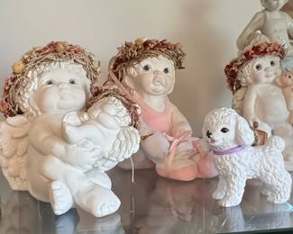 Dreamsicles Cherub and Poodle Figurines
