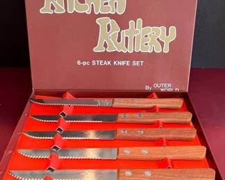 Outer World "Kitchen Rutlery" 6-pc Steak Knife Set