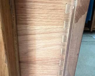 Thomasville Oak Armoire Dresser