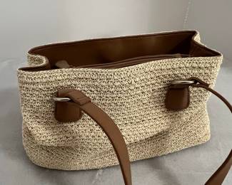 Kim Rogers Straw Tote Bag