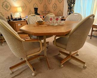 Rolling Chair and Table 