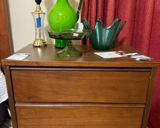 MCM Green Pitcher, MCM Nightstand