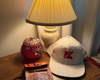 Lidded Jar, Decorative Lamp, K-Mart Hat