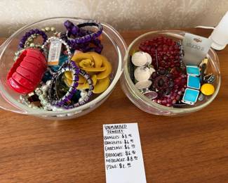Unmarked Jewelry 