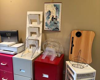 storage and filing solutions: cabinets, racks and baskets, and foldable lap desk