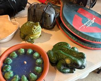 Frog patio accessories and more!