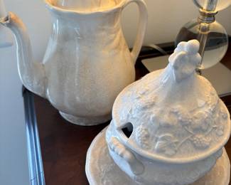 Another view of the antique Johnson Brothers stoneware