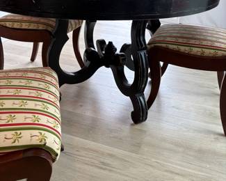 Another view of the table base