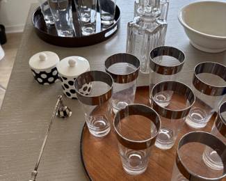 MCM glassware and barware