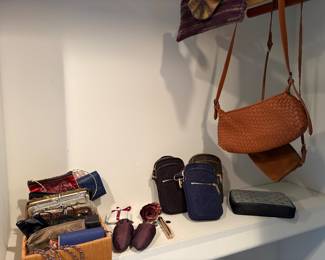 Purses, cross-body bags, wallets, and more!