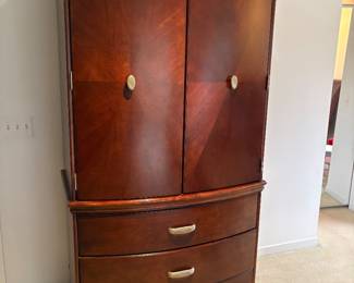 Another view of the wardrobe armoire