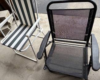 Folding chairs - patio and beach