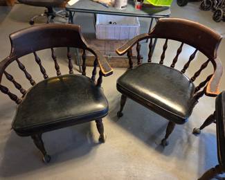 Vintage Barrel Chairs