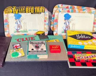 Assortment Of Childrens Books, Games, And Viewfinder