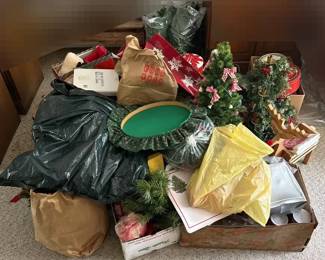 Assorted Holiday Christmas Decor Mystery Lot
