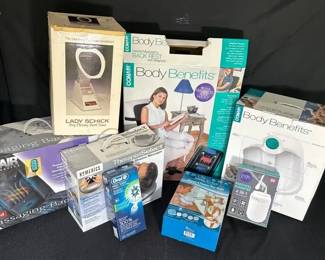 Variety Of Self Care Appliances Conair Body Benefits, Lady Schick, Oral B