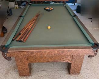 001 Monarch Cushion Brunswick Balke Co Billiards Table