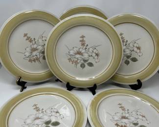 Impressions By Daniele Stoneware Collection Of 6 Plates