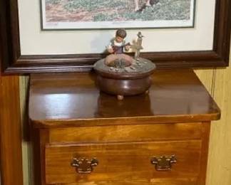 Dresser With Painting And Music Box