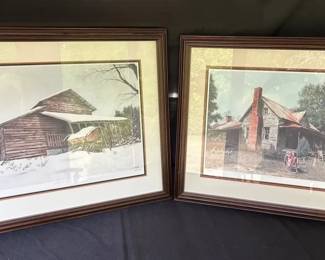 Two Signed Mel Steele Prints