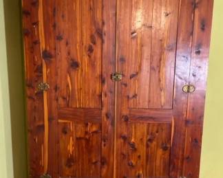 Vintage Red Cedar Wardrobe