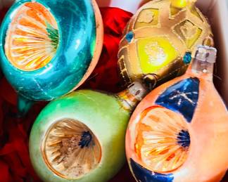 Vintage Christmas ornaments 