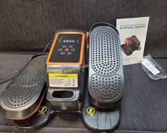 Electric elliptical trainer