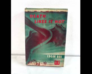 Lot 6444  Edgar Box Gore Vidal  Death Likes it Hot First Edition Book w Dust Jacket