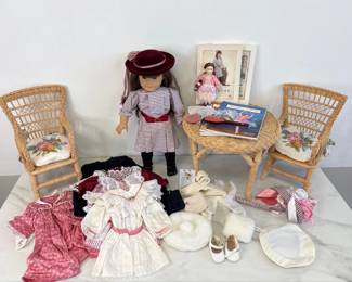 Lot 6471  Vintage American Girl Doll Samantha Clothes Accessories