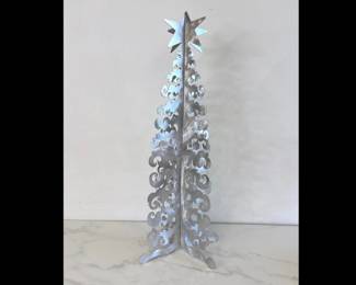 Lot 6479  Don Drumm Metal Christmas Tree Sculpture