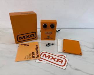 Lot 6345  Vintage MXR Phase 100 Guitar Pedal Pro Audio Music