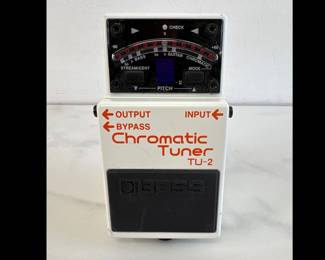 Lot 6356  Boss TU2 Chromatic Tuner Guitar Pedal Pro Audio Music