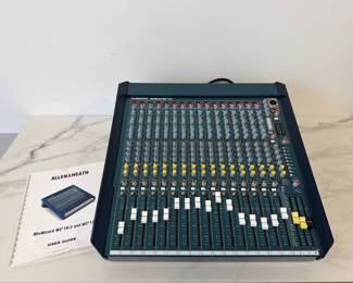 Lot 6341  Allen  Heath MixWizard WZ3 162 16 Channel Console Mixer w Power Cord Pro Audio Music Recording