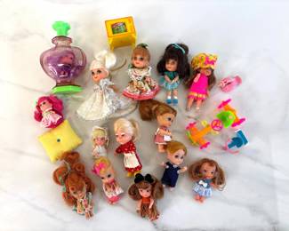 Lot 6469  Vintage 1960s Mattel Liddle Kiddles Dolls Toys