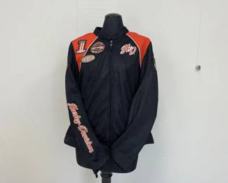 Lot 6128  Harley Davidson Womens size Large Mesh Riding Jacket