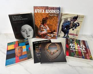 Lot 6577  Coffee Table Books  African ArtWomen PhotographersAmerican Art