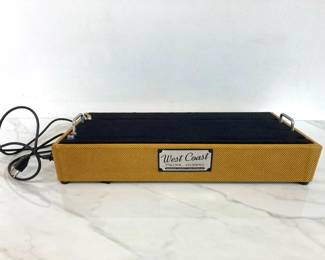 Lot 6413  West Coast Guitar Pedalboard cables etc.
