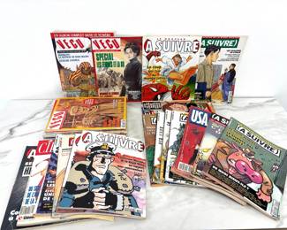 Lot 6089  Vintage French Adult Comic Magazines Books  Vecu A Suivre More