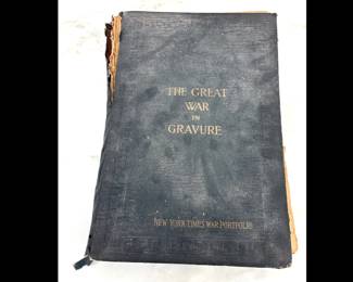 Lot 6083  Antique New York Times  The Great War in Gravure  WWI Portfolio Book