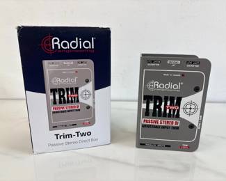 Lot 6350  Radial Engineering TrimTwo Passive Stereo Direct Box Input Pro Audio Music Recording