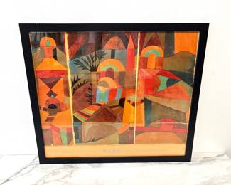 Lot 6299  Paul Klee  Temple Gardens  Metropolitan Museum of Art Poster