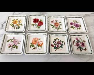 Lot 6179  Portmeirion Botanic Garden Roses Square Plates