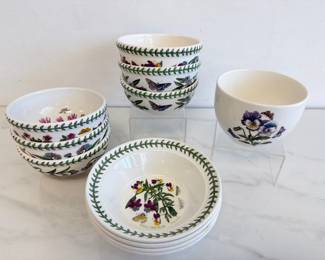 Lot 6166  Portmeirion Botanic Garden Bowls