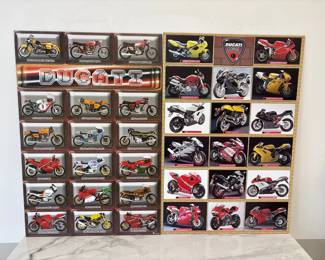 Lot 6224  Mounted Ducati Motorcycle Posters