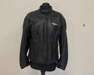 Lot 6126  Harley Davidson Womens Large 1214 FXRG Leather Jacket