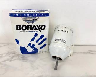Lot 6069  Vintage Boraxo Wall  Mounted Soap Dispenser