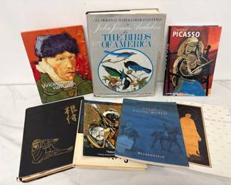Lot 6501  Art Books  Audubon  Van Gogh  Picasso Chagall Degas more